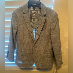 Appaman gray pinstripe blazer